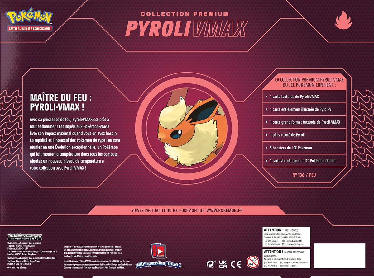 Coffret - Collection Premium / Pyroli-VMAX — Verso