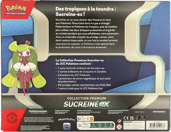 Coffret - Collection Premium / Sucreine-ex — Verso