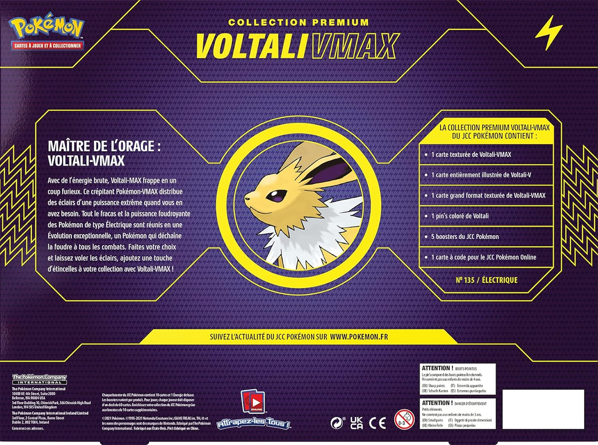Coffret - Collection Premium / Voltali-VMAX — Verso