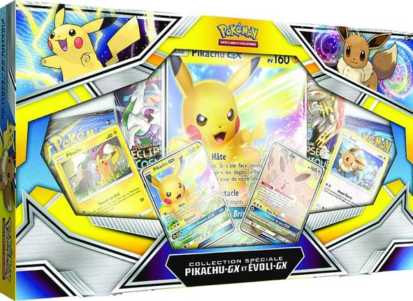 Coffret - Collection Spéciale / Pikachu-GX et Évoli-GX — Recto