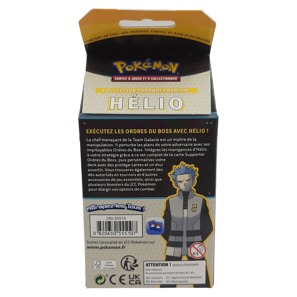 Dos de la Collection Tournoi Premium Hélio