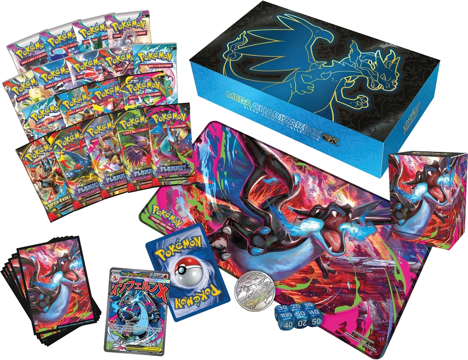 Coffret - Collection Ultra-Premium / Méga-Dracaufeu X-ex — Detail