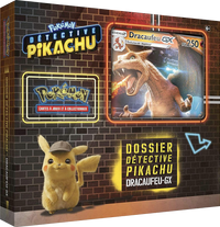 Dos — Coffret - Dossier Détective Pikachu Dracaufeu-GX