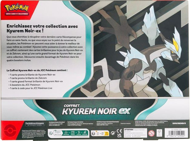Coffret - Kyurem Noir-ex — Verso