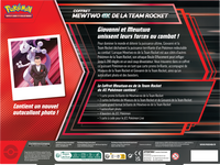 Dos — Coffret - Mewtwo-ex de la Team Rocket