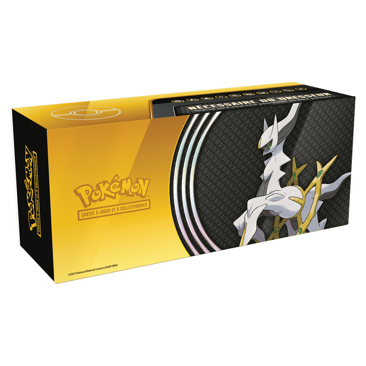 Nécessaire du Dresseur 2023 Pokémon, face arrière de la boîte