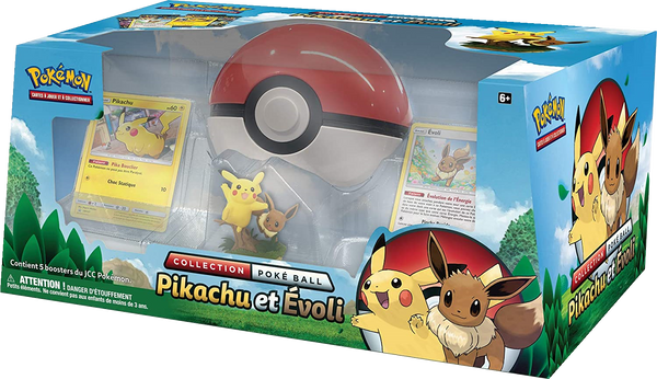 Coffret - Collection Poké Ball Pikachu et Évoli — Recto