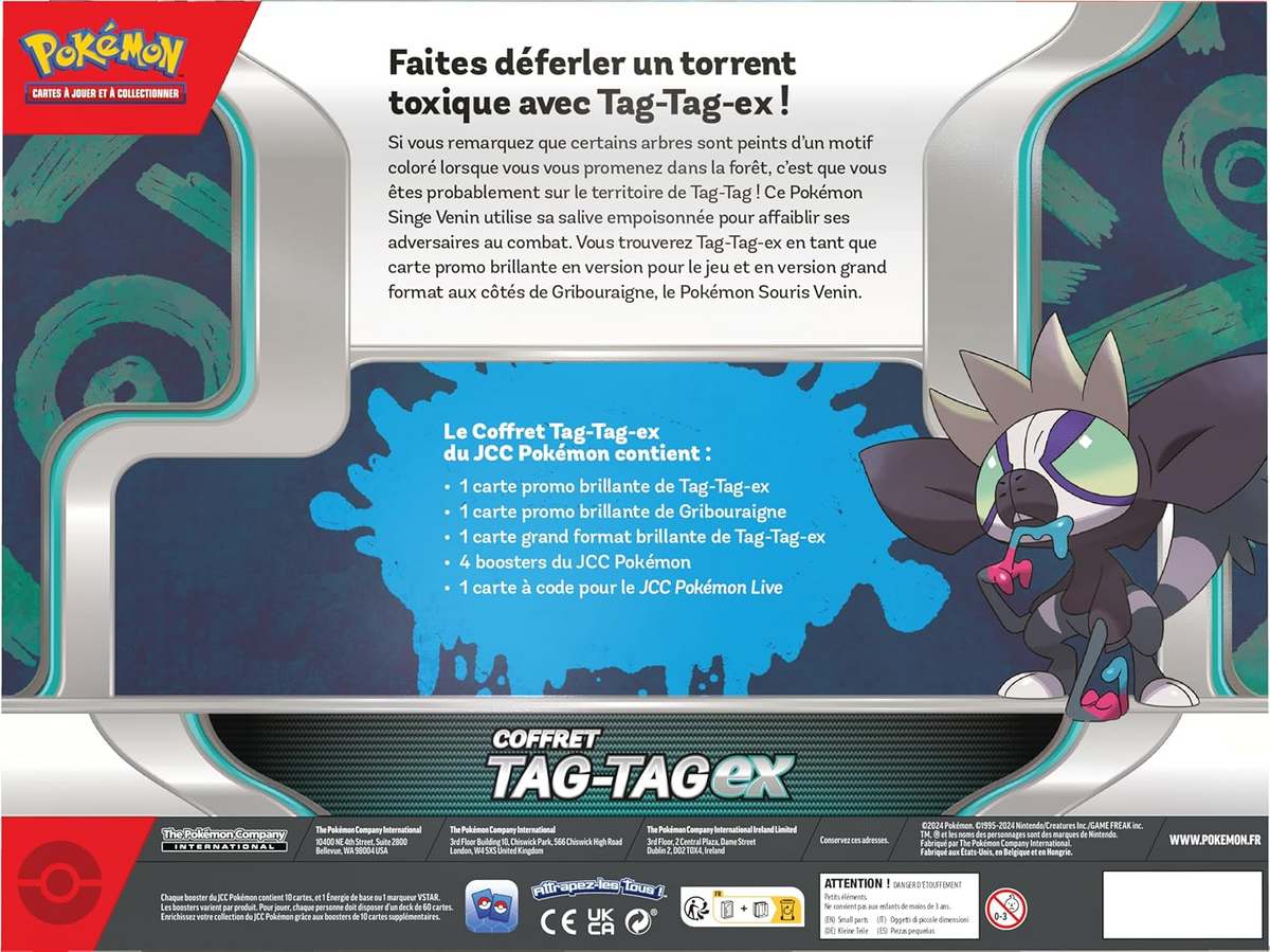 Coffret - Tag-Tag-ex — Verso