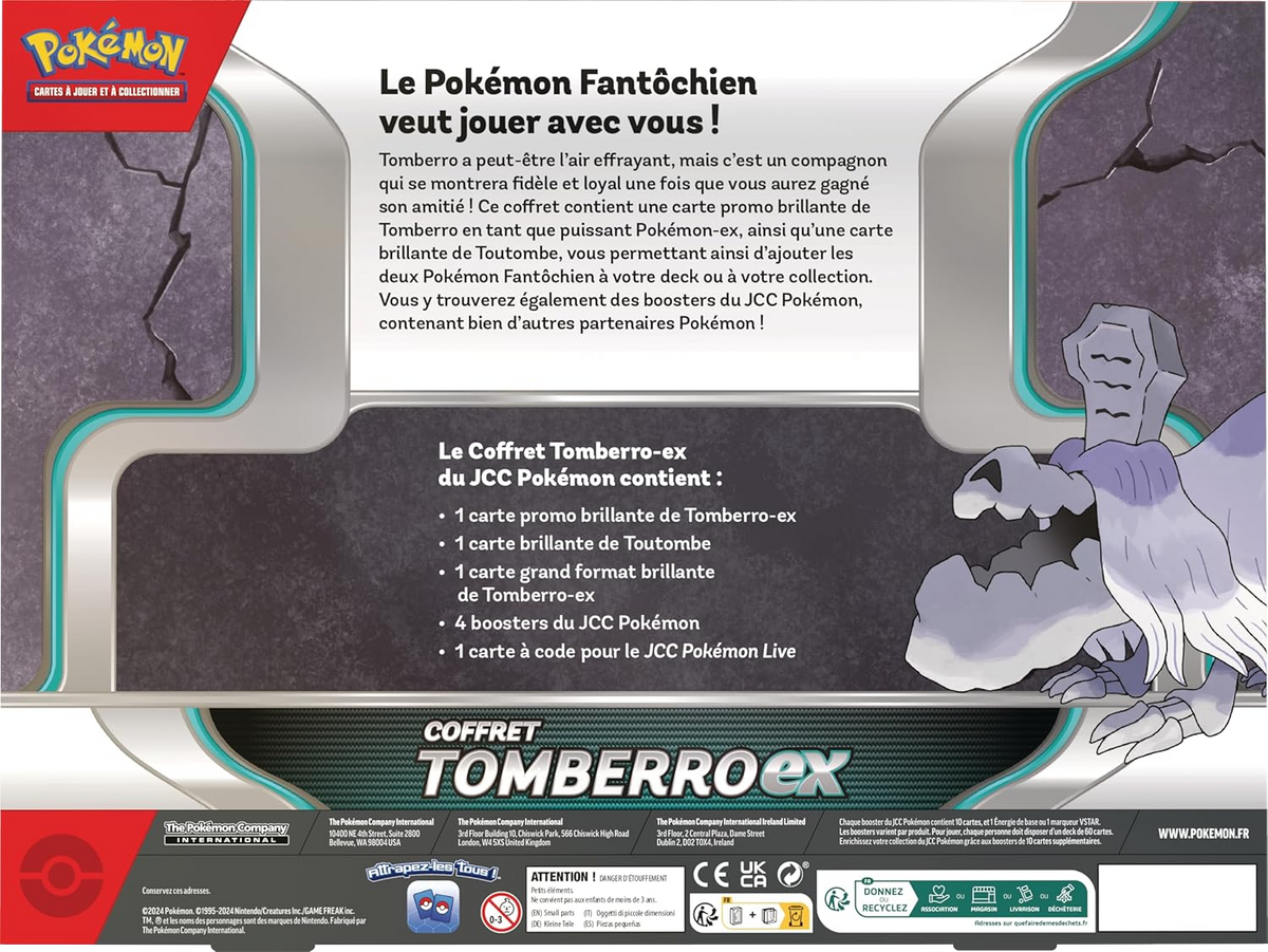 Coffret - Tomberro-ex — Verso