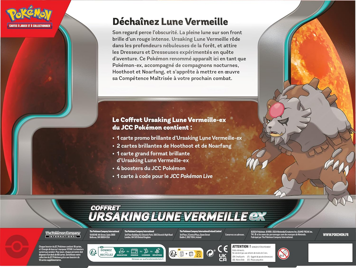 Coffret - Ursaking Lune Vermeille-ex — Verso