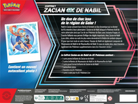 Dos — Coffret - Zacian-ex de Nabil