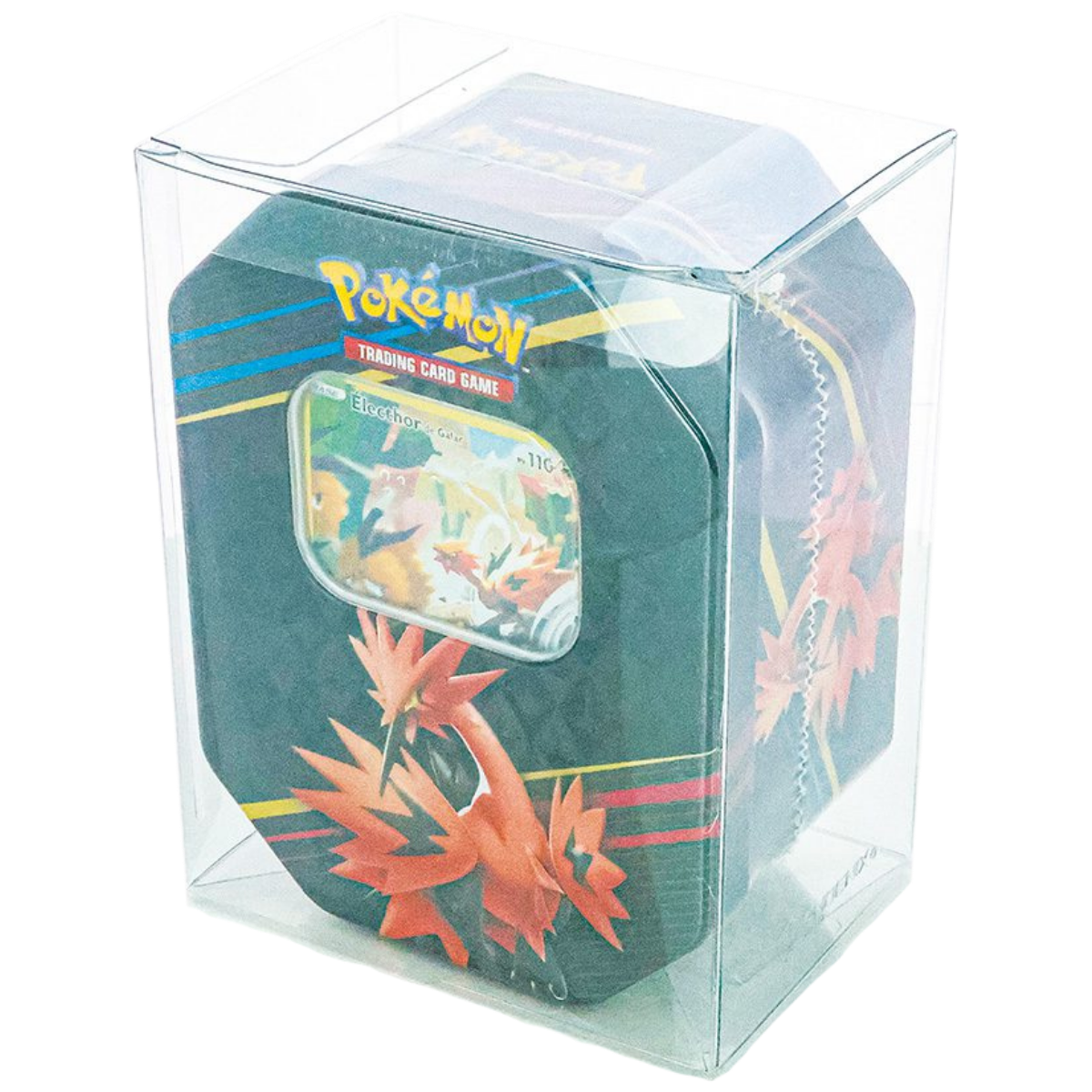 Crystal Box Phoenix Shield protégeant une Pokébox Pokémon Électhor de Galar