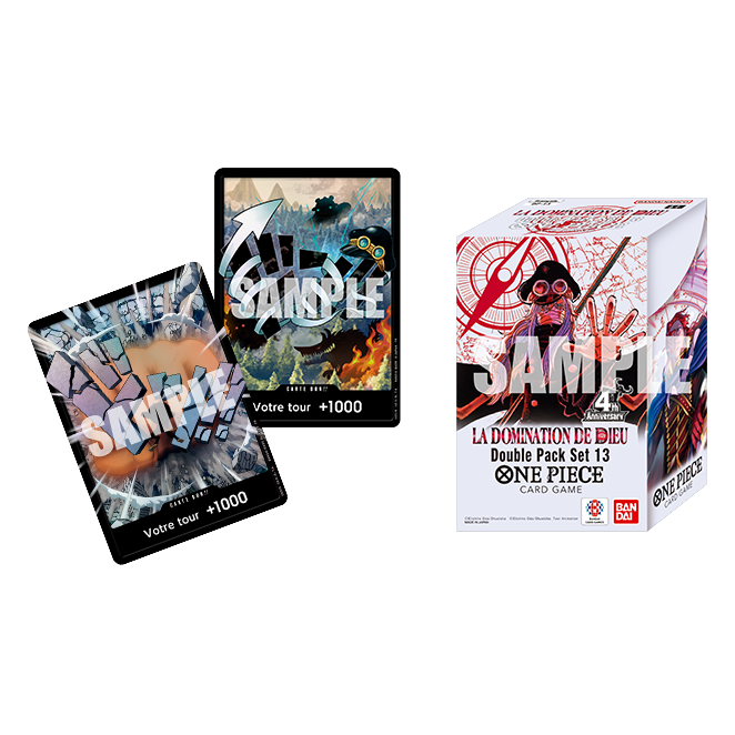 Double Pack Set Vol.13 La Domination de Dieu DP-13 One Piece Card Game
