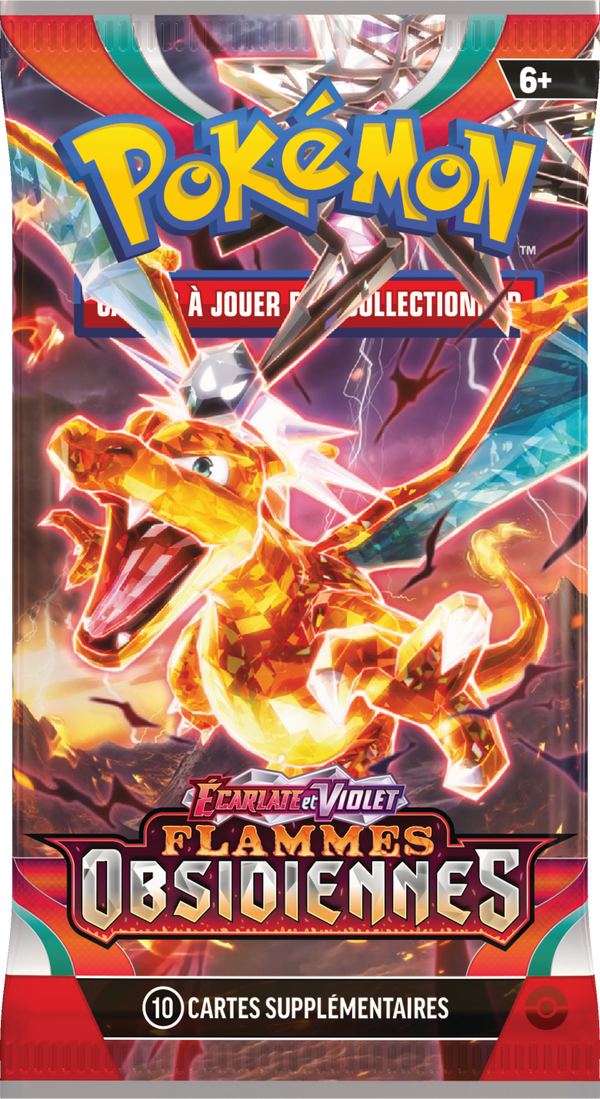 Booster Pokémon Flammes Obsidiennes — Dracaufeu Téracristal