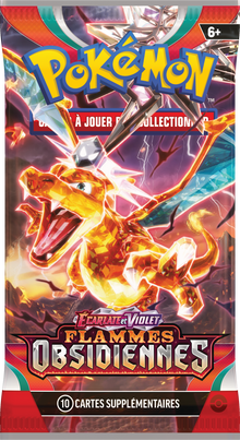 Booster Flammes Obsidiennes illustration Dracaufeu Téracristal