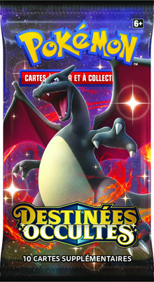 Booster Destinées Occultes illustration Dracaufeu