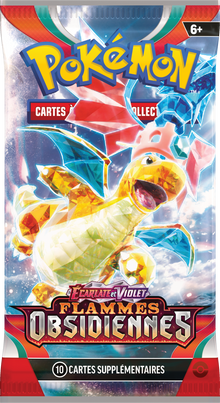 Booster Flammes Obsidiennes illustration Dracolosse Téracristal