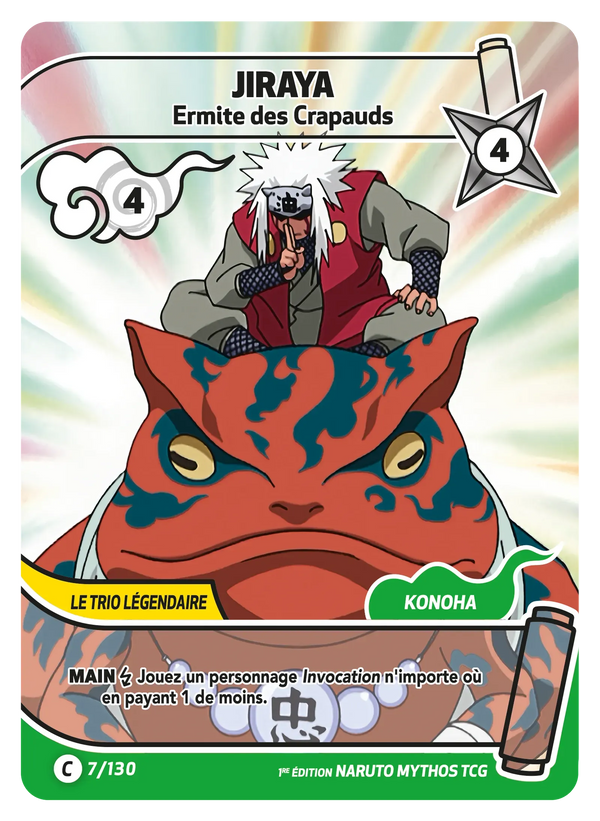 Jiraya — Ermite des Crapauds (Naruto Mythos 007/130)
