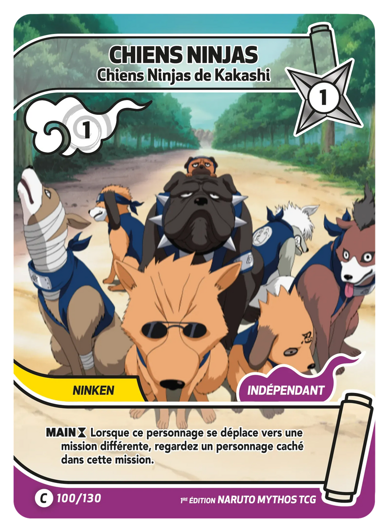 100/130 - Chiens Ninjas - Chiens Ninjas de Kakashi