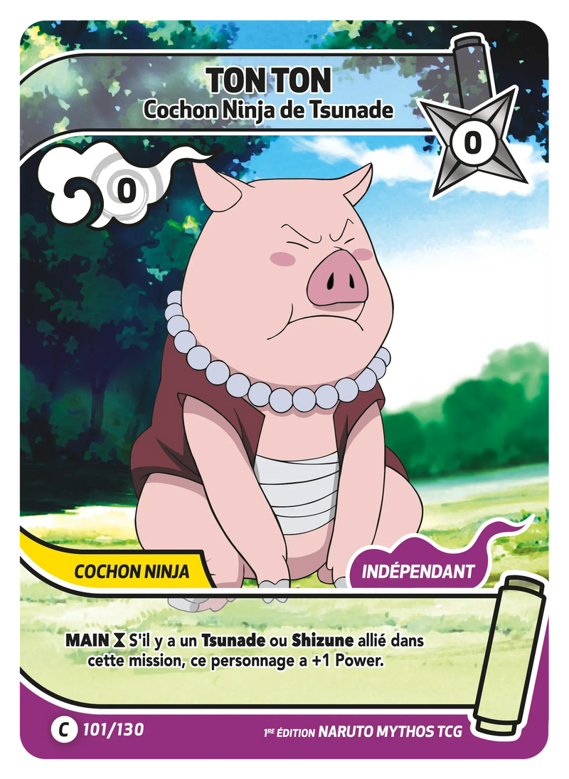 101/130 - Ton Ton - Cochon Ninja de Tsunade