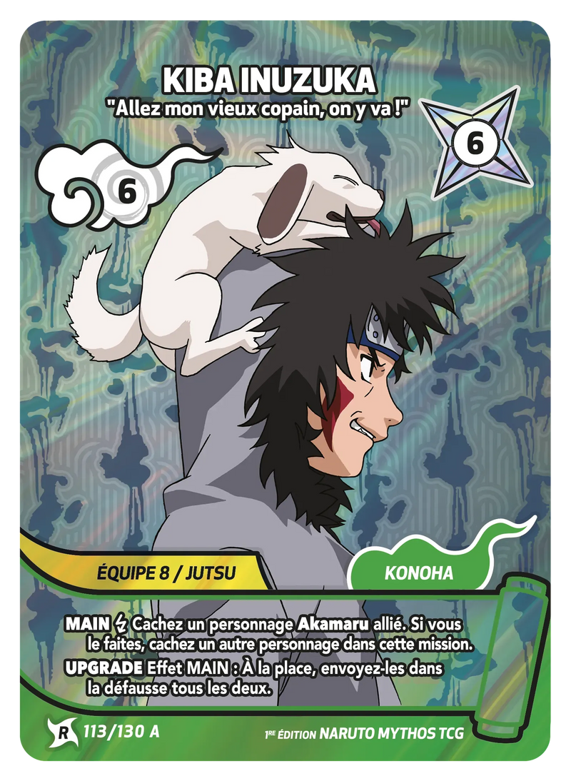 113/130 A - Kiba Inuzuka - Allez mon vieux copain, on y va !