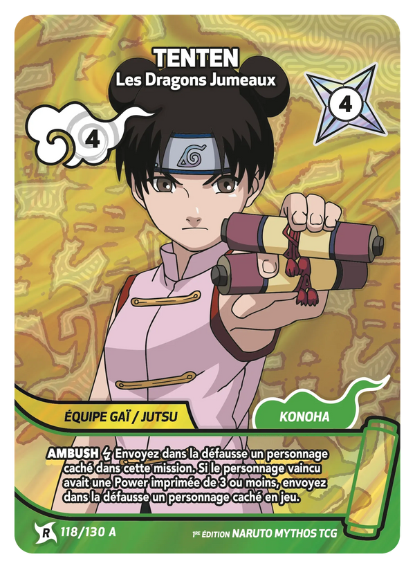 Tenten — Les Dragons Jumeaux (Naruto Mythos 118/130)