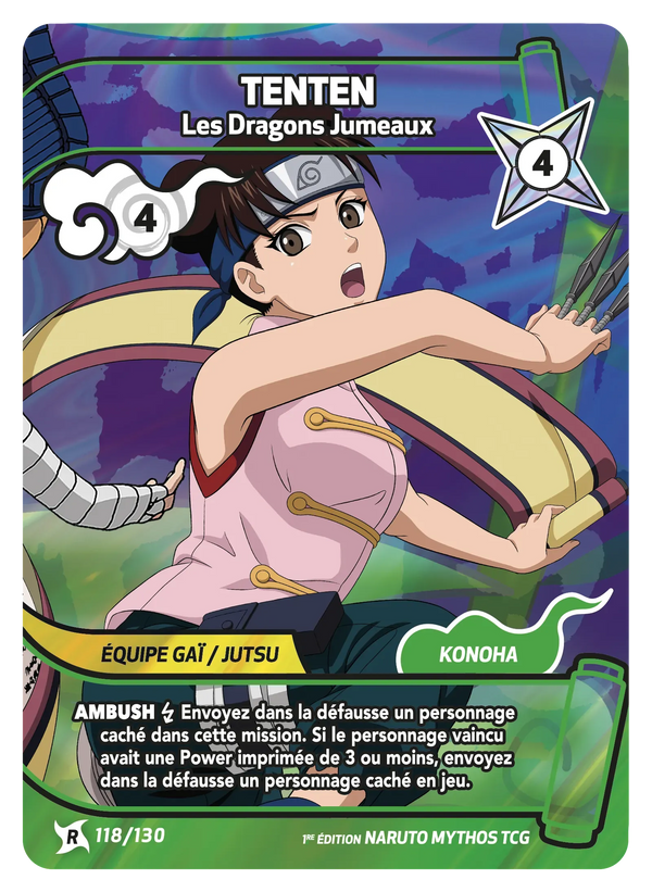 Tenten — Les Dragons Jumeaux (Naruto Mythos 118/130)