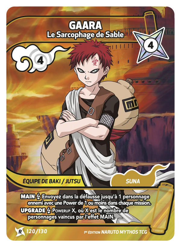 Gaara — Le Sarcophage de Sable (Naruto Mythos 120/130)