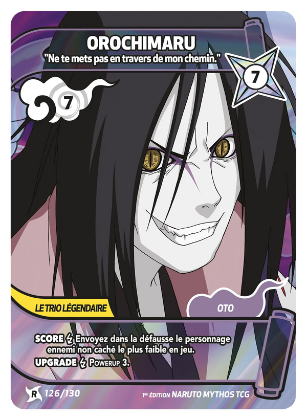 Orochimaru — Ne te mets pas en travers de mon chemin. (Naruto Mythos 126/130)