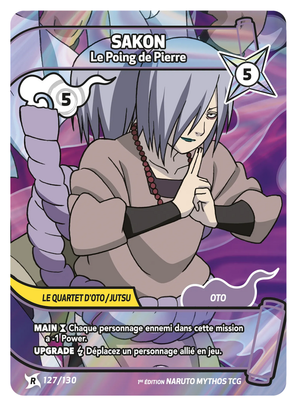 Sakon — Le Poing de Pierre (Naruto Mythos 127/130)