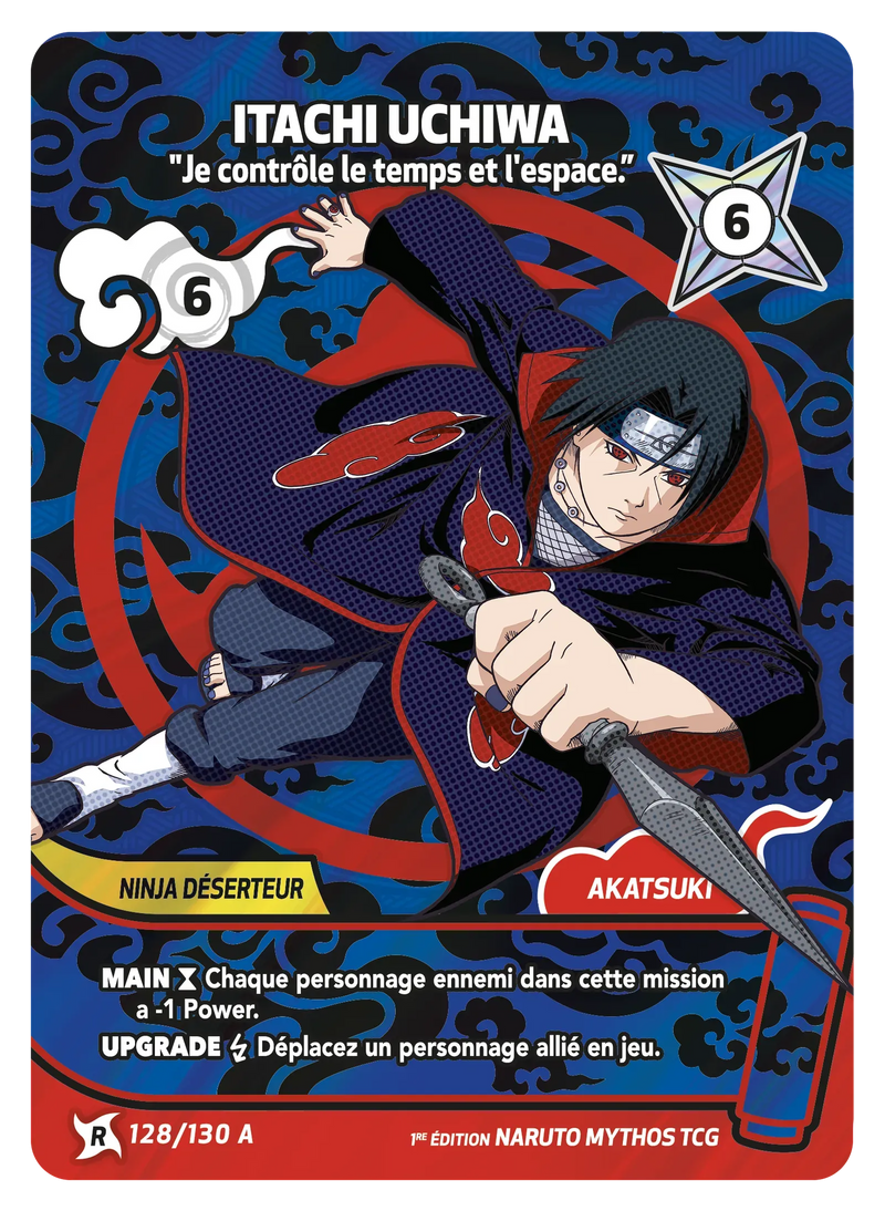 128/130 A - Itachi Uchiwa - Je controle le temps et l'espace.