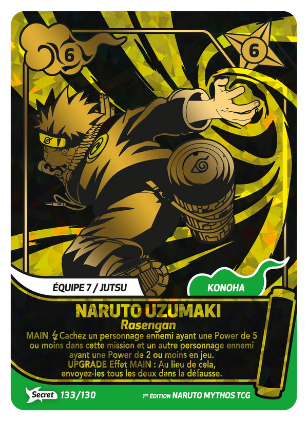 Naruto Uzumaki - Rasengan (Naruto Mythos 133/130 Secrète)