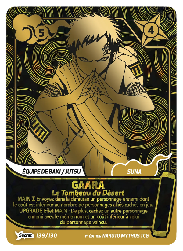 Gaara — Le Tombeau du Désert (Naruto Mythos 139/130)