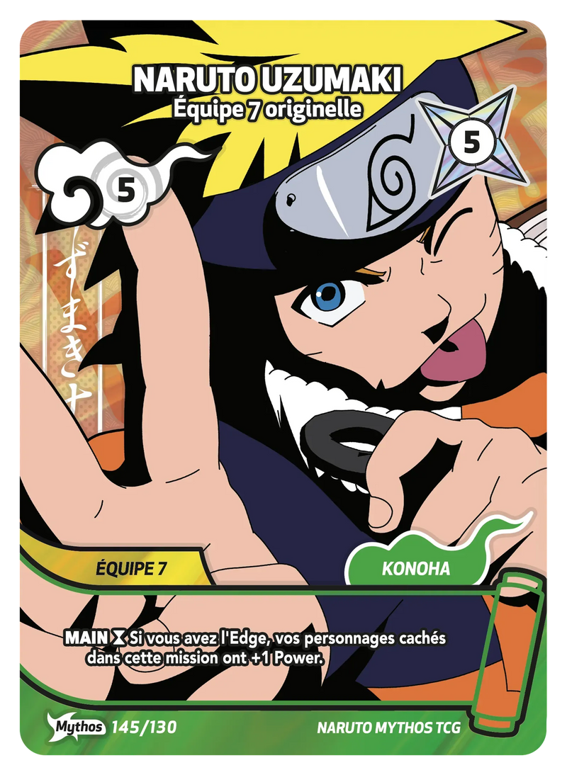 145/130 - Naruto Uzumaki - Équipe 7 originelle