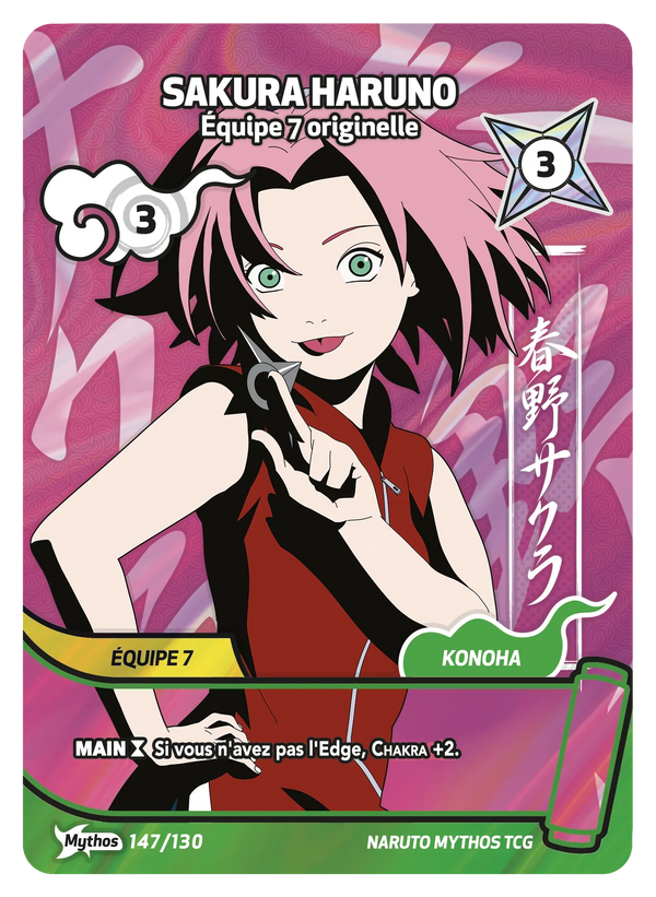 Sakura Haruno — Équipe 7 originelle (Naruto Mythos 147/130)