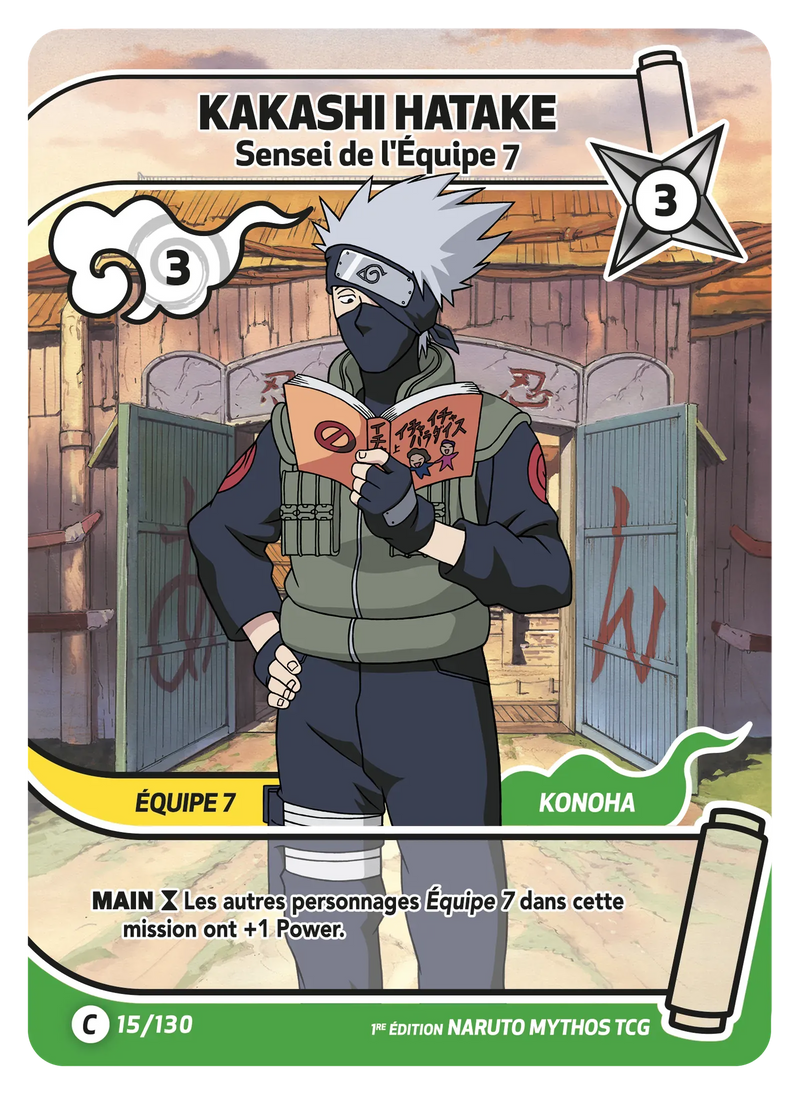 015/130 - Kakashi Hatake - Sensei de l'Équipe 7
