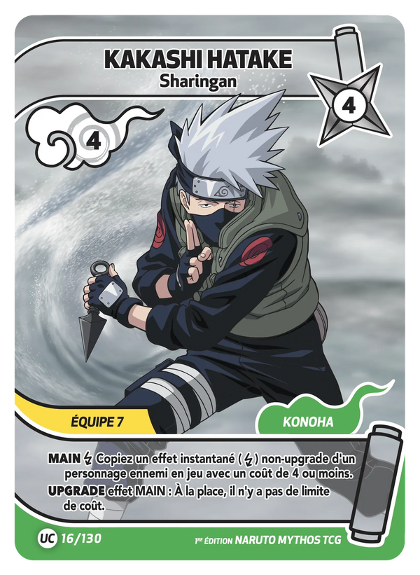 Kakashi Hatake — Sharingan (Naruto Mythos 016/130)