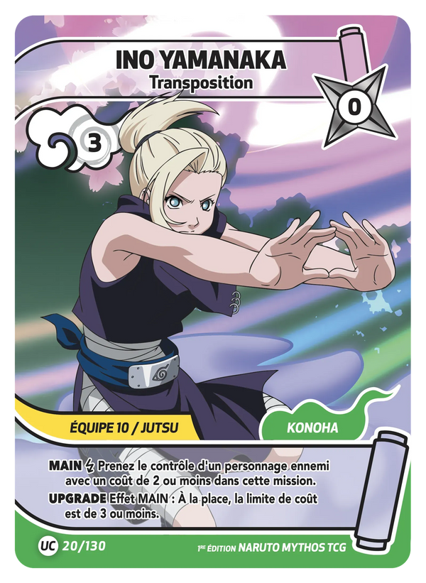 Ino Yamanaka — Transposition (Naruto Mythos 020/130)