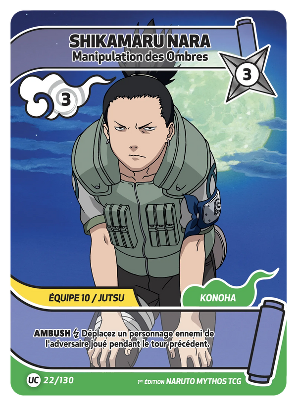 Shikamaru Nara — Manipulation des Ombres (Naruto Mythos 022/130)
