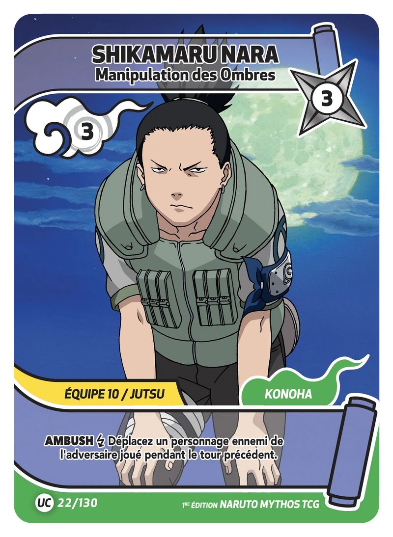 022/130 - Shikamaru Nara - Manipulation des Ombres