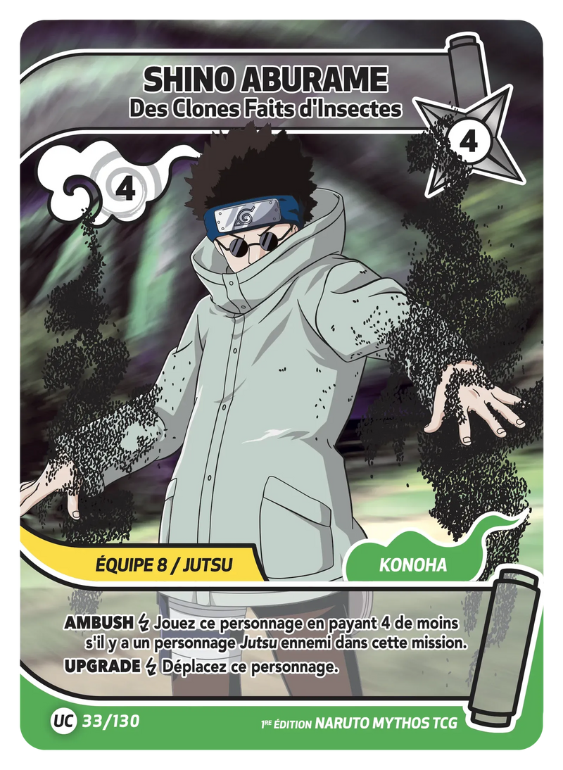 033/130 - Shino Aburame - Des Clones Faits d'Insectes
