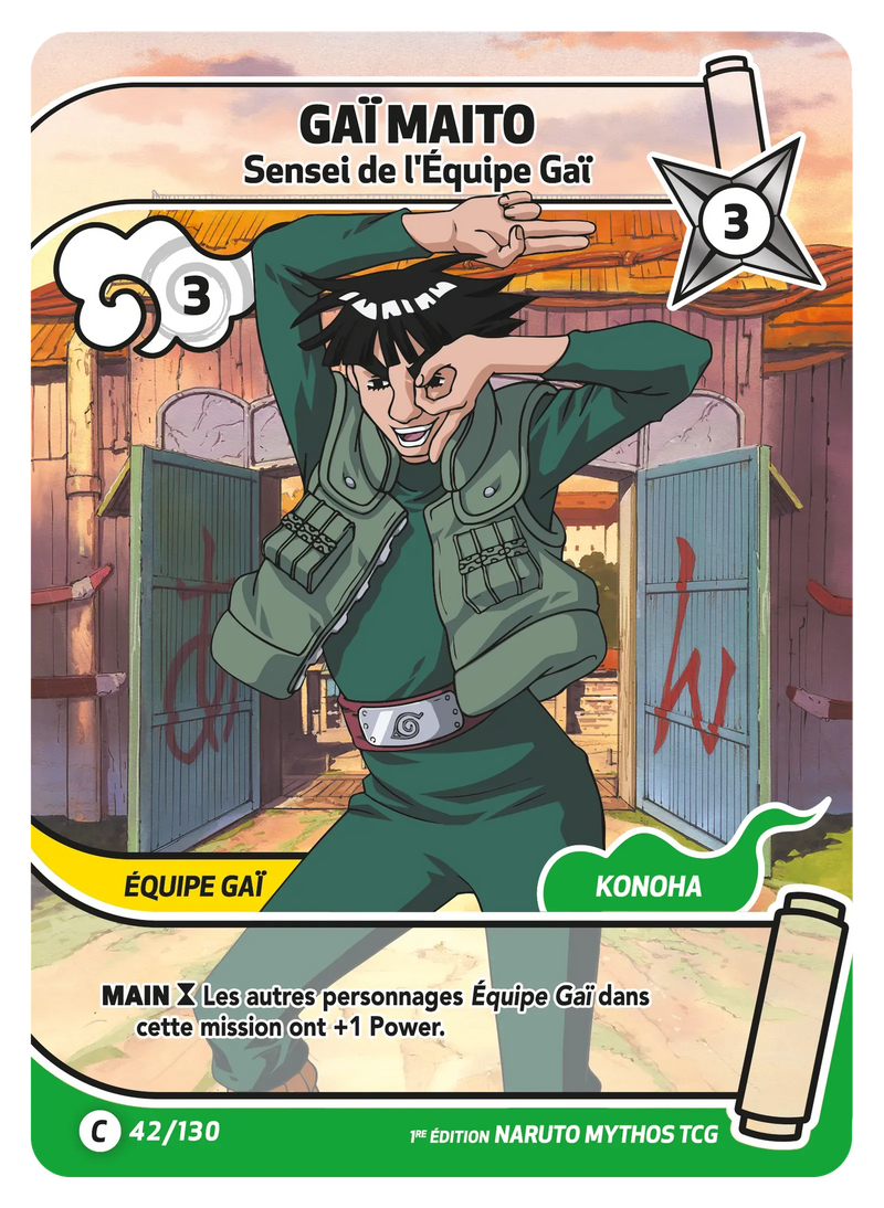 042/130 - Gaï Maito - Sensei de l'Équipe Gaï
