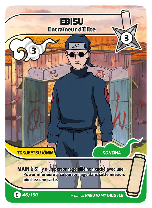 Ebisu — Entraîneur d'Élite (Naruto Mythos 046/130)