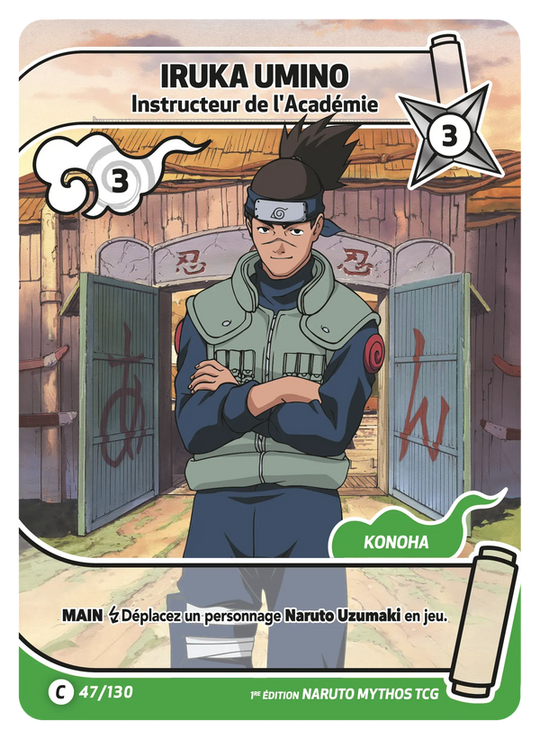 Iruka Umino — Instructeur de l'Académie (Naruto Mythos 047/130)