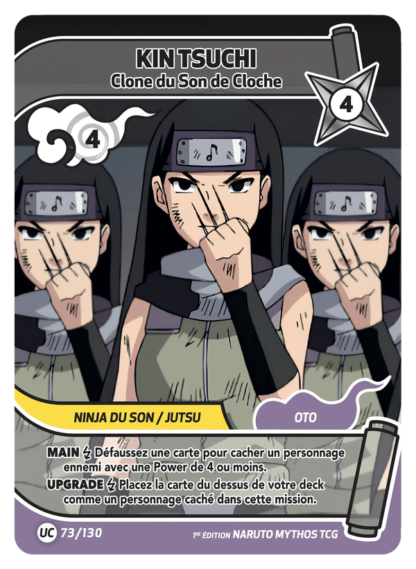 Kin Tsuchi — Clone du Son de Cloche (Naruto Mythos 073/130)