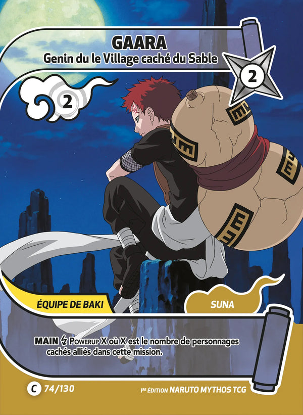 Gaara — Genin du le Village caché du Sable (Naruto Mythos 074/130)