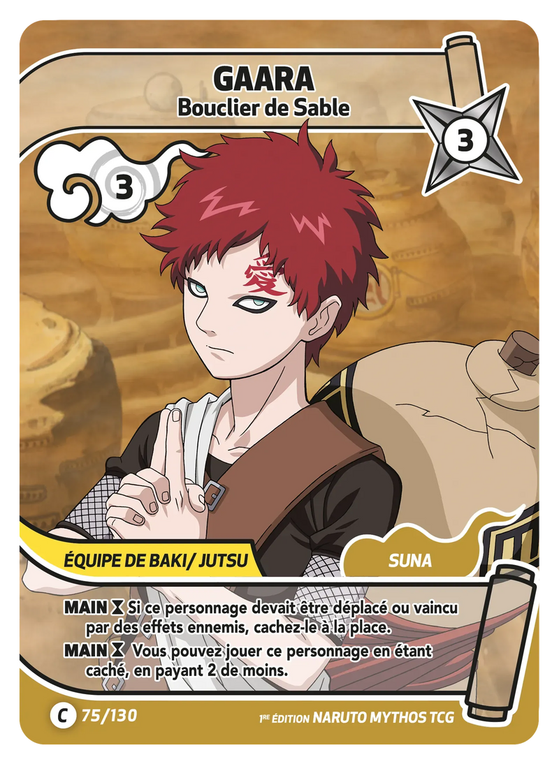 075/130 - Gaara - Bouclier de Sable