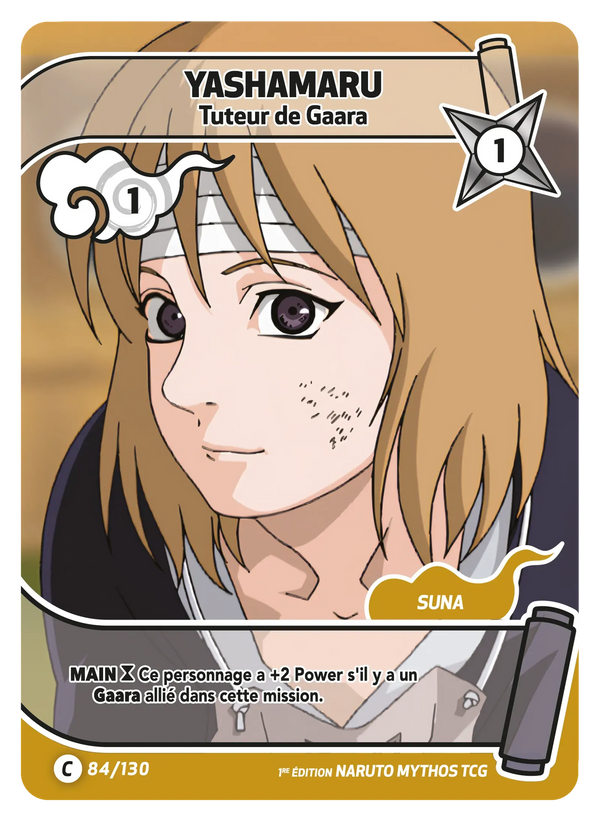 Yashamaru — Tuteur de Gaara (Naruto Mythos 084/130)