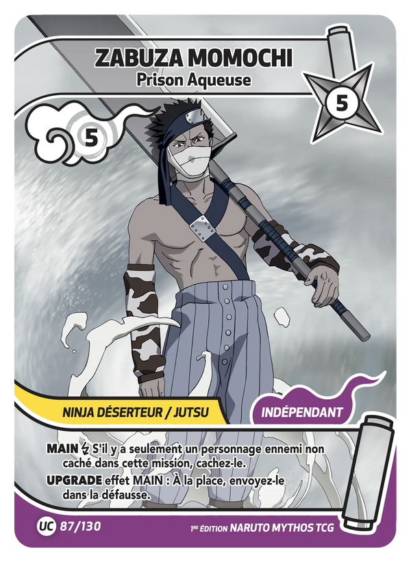 Zabuza Momochi — Prison Aqueuse (Naruto Mythos 087/130)