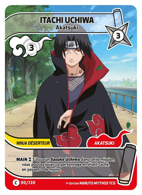 Itachi Uchiwa — Akatsuki (Naruto Mythos 090/130)